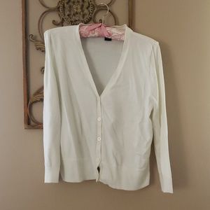 Ralph Lauren white cardigan